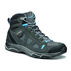 Asolo Megaton Mid Gv Womens Hiking Boots For Sale Graphite/Blue (Ca-8047523)